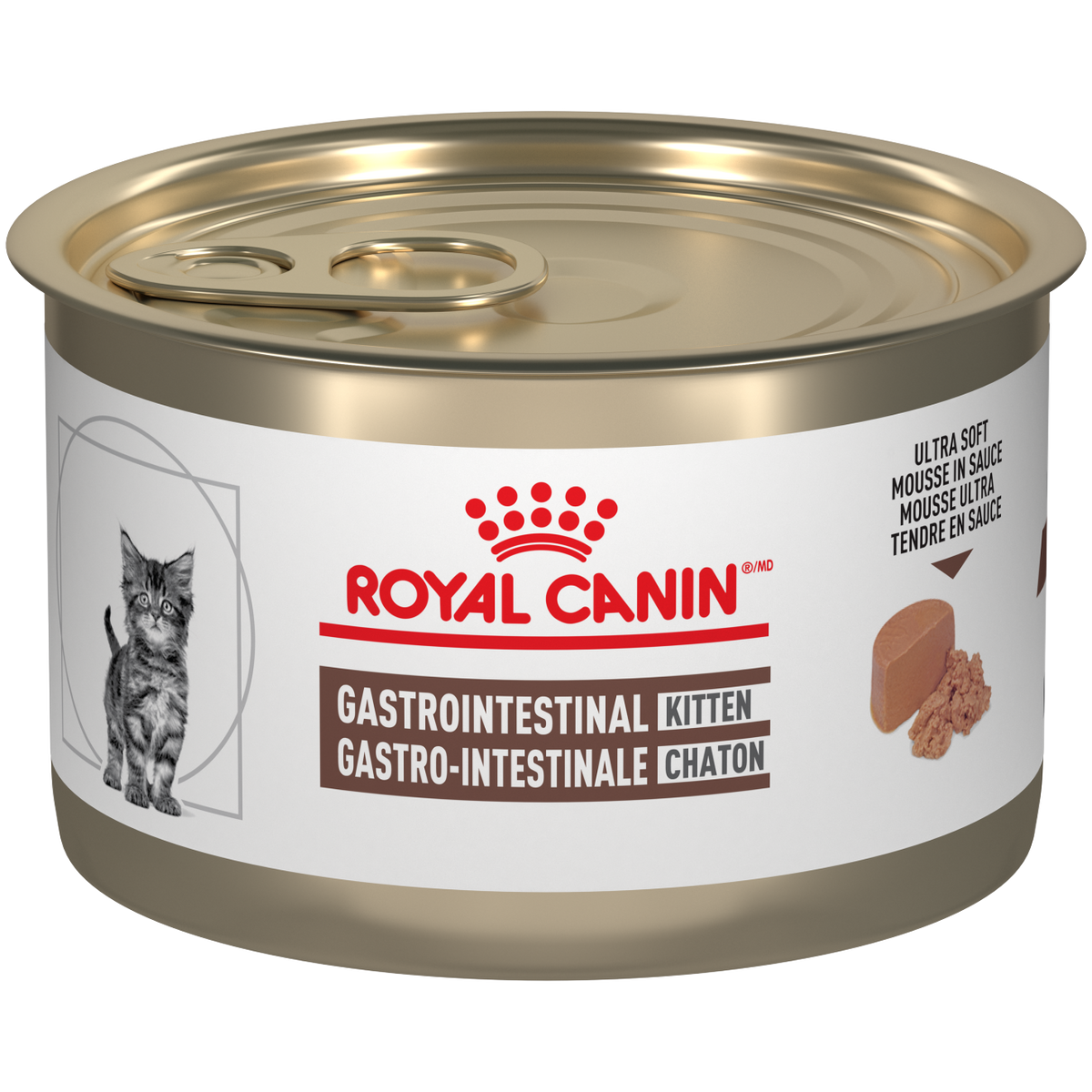 Royal Canin Veterinary Diet Feline Gastrointestinal Kitten Ultra Soft Mousse in Sauce